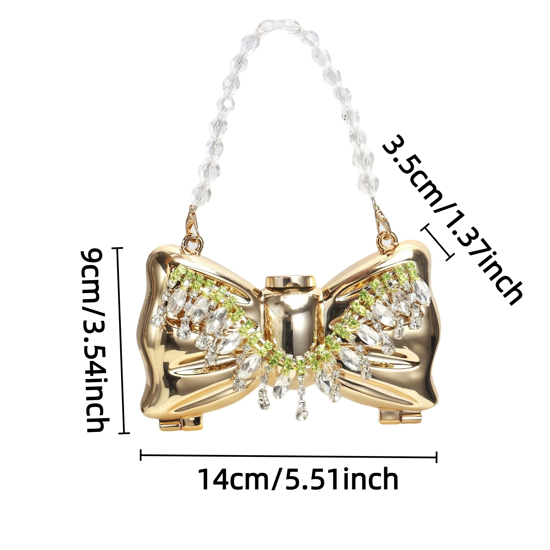 Luxury Fashion Metal Mini Hand - Luxury Bags For Women のレビューと価格